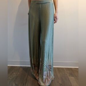 farm rio x anthropologie women’s wide leg print flowy pants